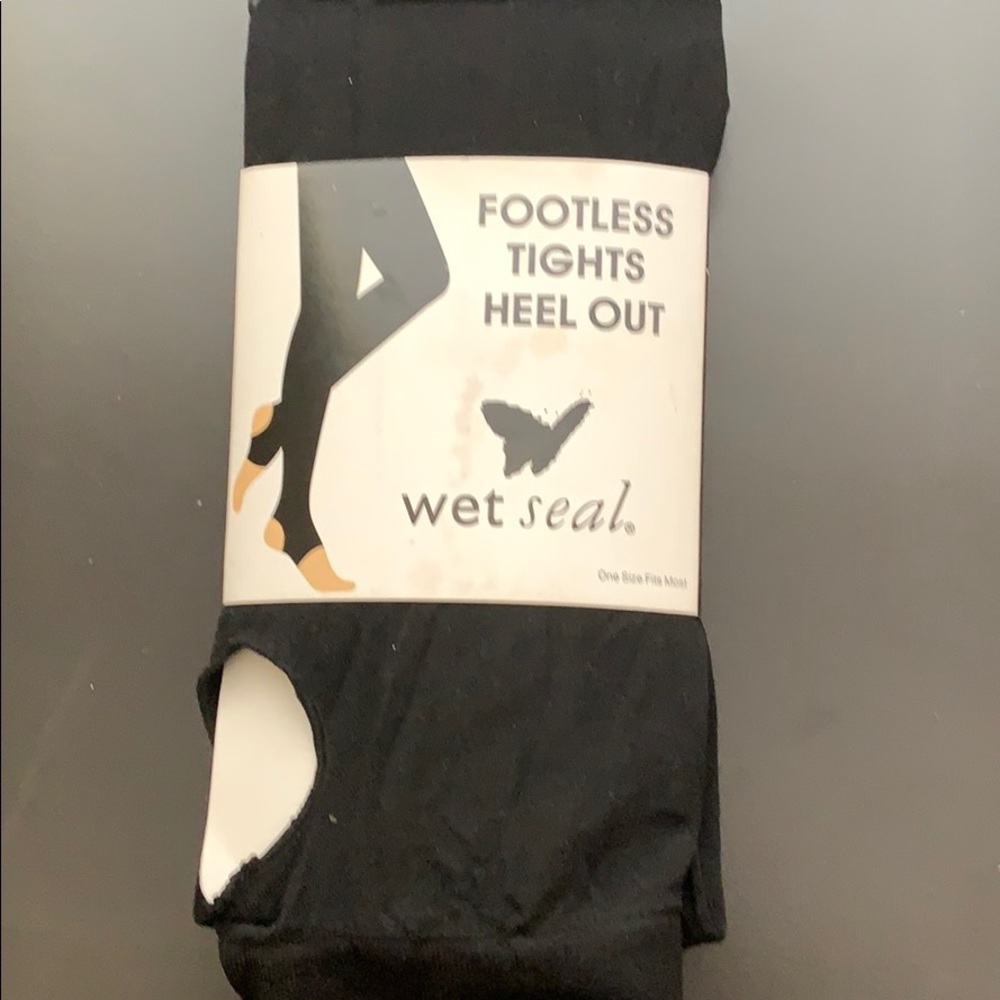 Footless  Tights Heel Out